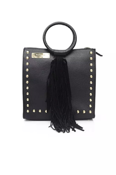 Black Cowhide Handbag