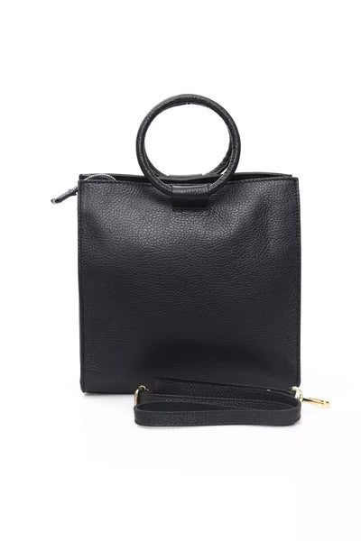 Black Cowhide Handbag