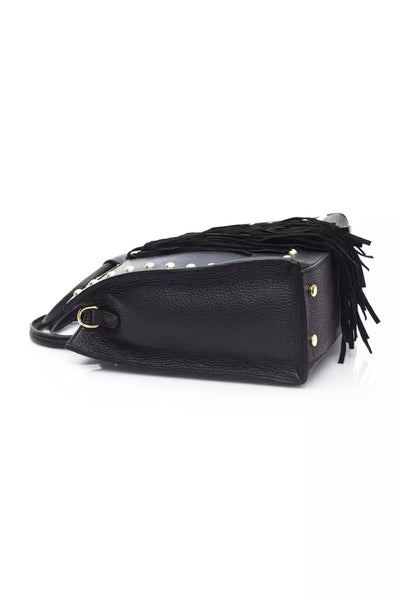 Black Cowhide Handbag