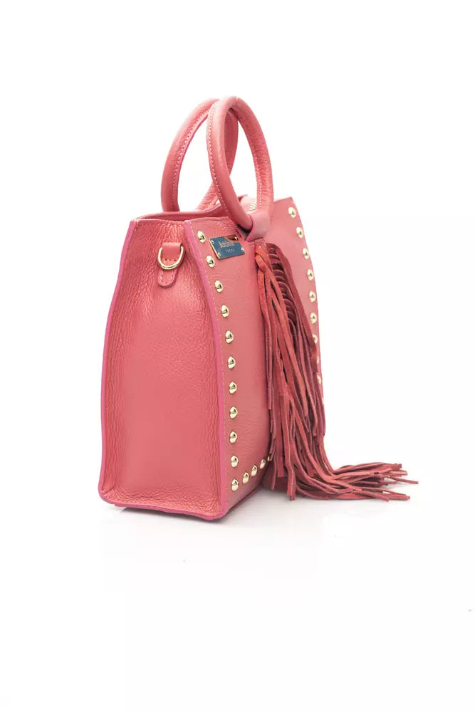 Pink COW Leather Handbag