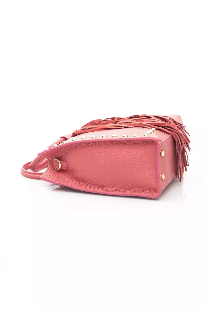 Pink COW Leather Handbag