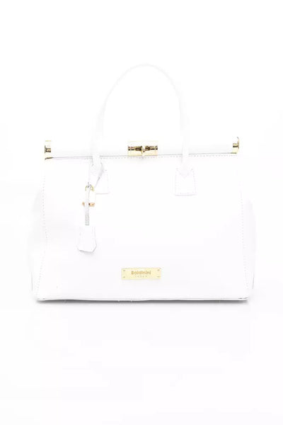 White COW Leather Handbag