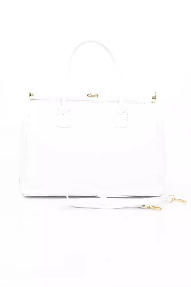 White COW Leather Handbag