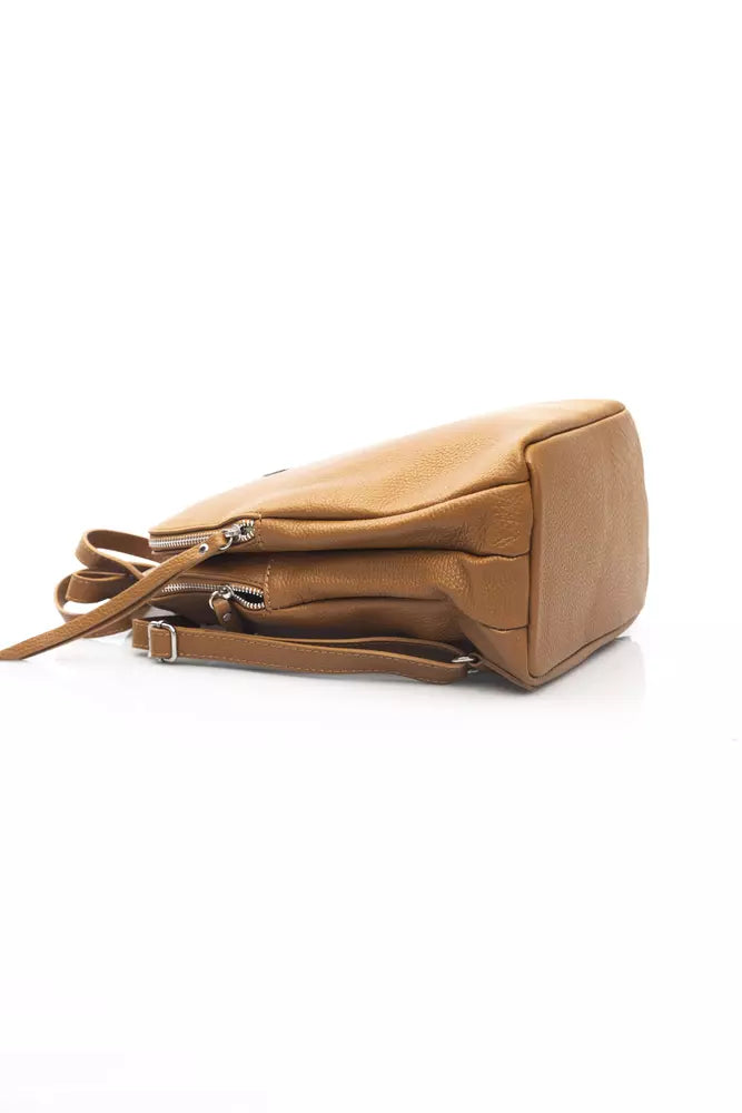 Beige Cowhide Backpack