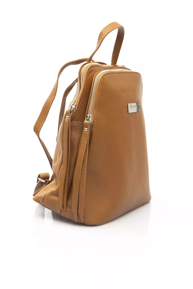 Beige Cowhide Backpack