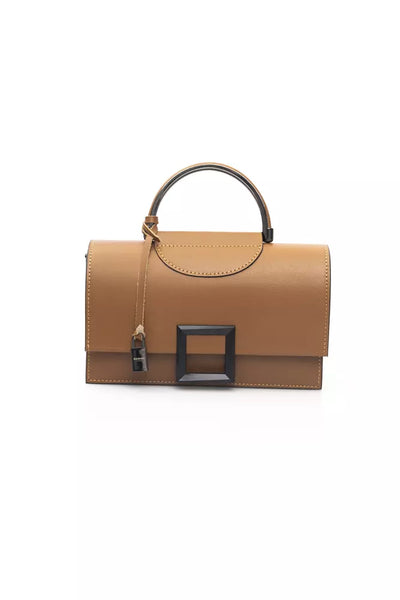 Beige COW Leather Handbag