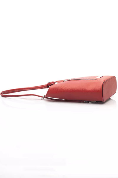 Red COW Leather Shoulder Bag