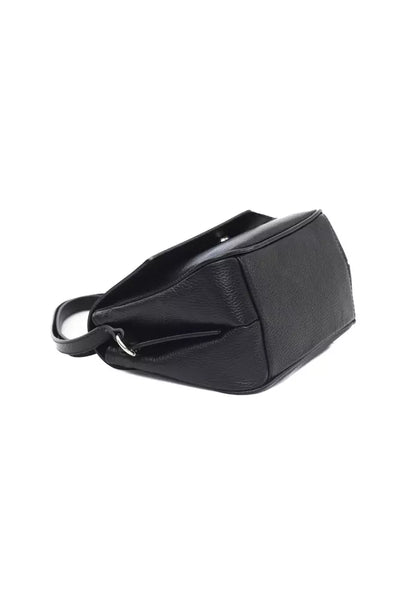 Black COW Leather Shoulder Bag