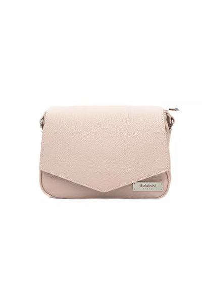 Pink COW Leather Shoulder Bag