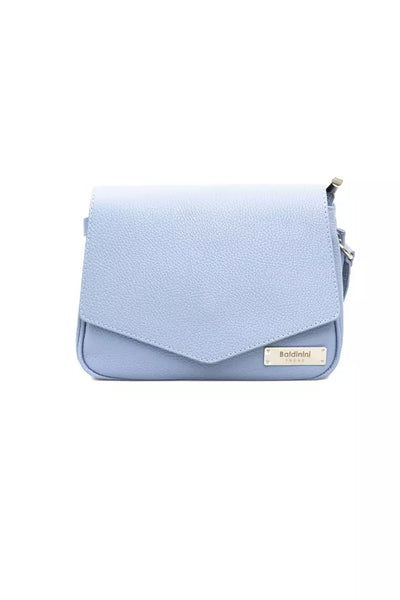 Light Blue COW Leather Shoulder Bag