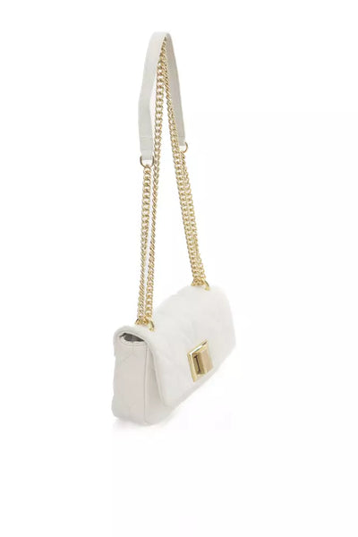 White Polyethylene Shoulder Bag