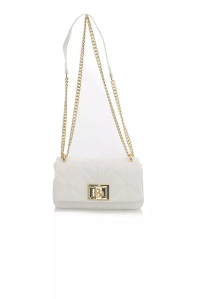 White Polyethylene Shoulder Bag