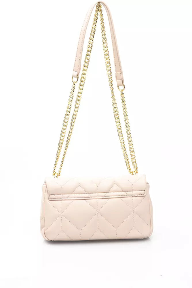 Pink Polyethylene Shoulder Bag