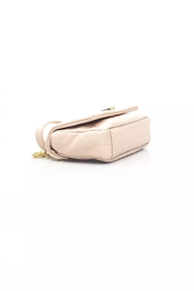 Pink Polyethylene Shoulder Bag