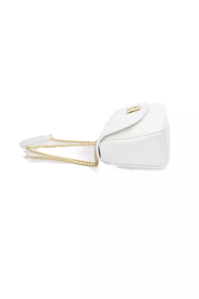 White Polyethylene Shoulder Bag