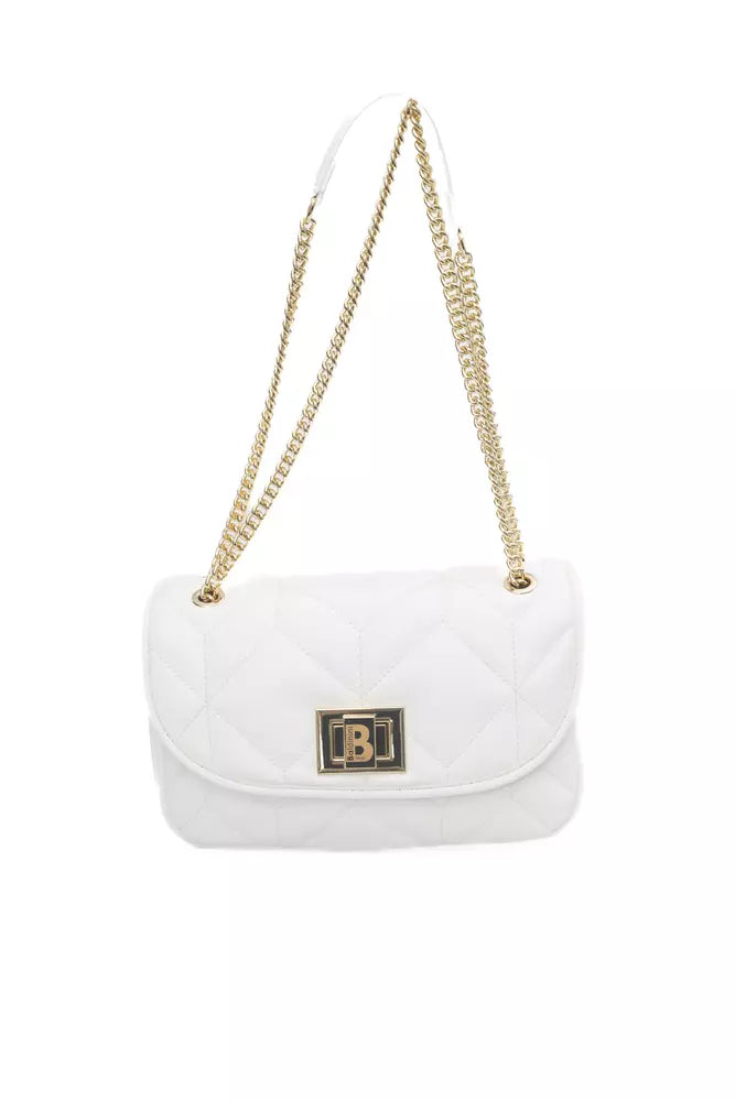 White Polyethylene Shoulder Bag