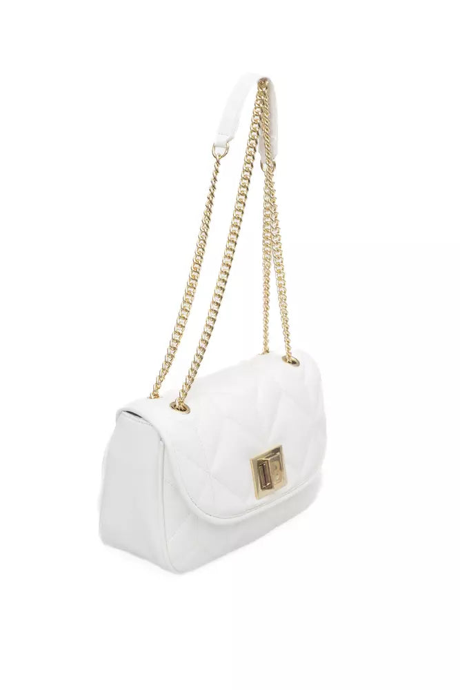 White Polyethylene Shoulder Bag