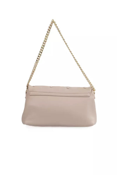 Pink Polyethylene Shoulder Bag