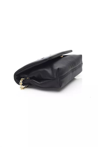 Black Polyethylene Shoulder Bag