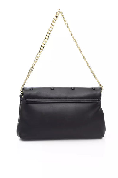 Black Polyethylene Shoulder Bag