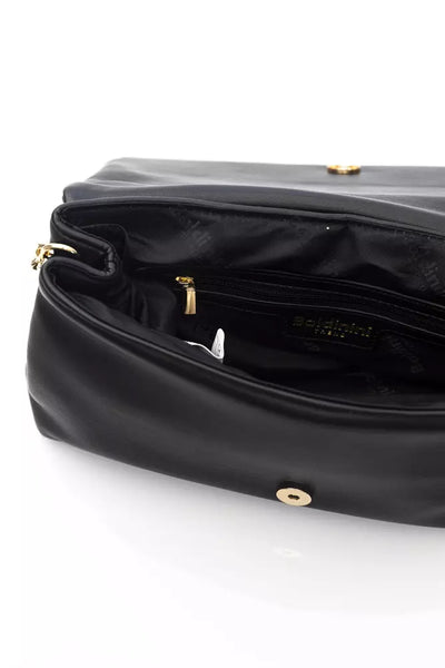 Black Polyethylene Shoulder Bag