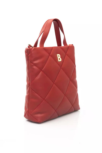 Red Polyethylene Shoulder Bag