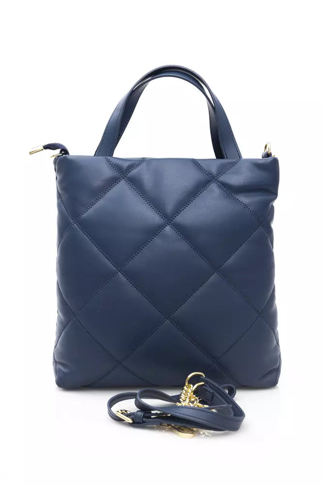 Blue Polyethylene Shoulder Bag