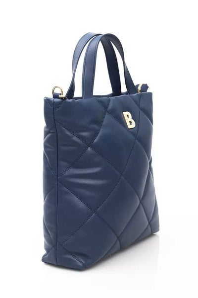 Blue Polyethylene Shoulder Bag