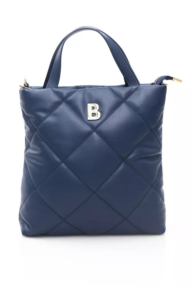 Blue Polyethylene Shoulder Bag