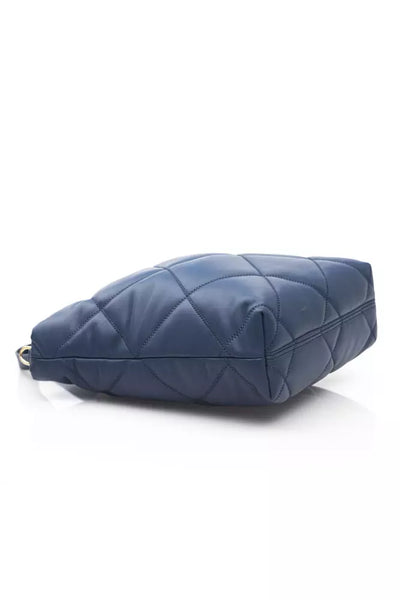 Blue Polyethylene Shoulder Bag