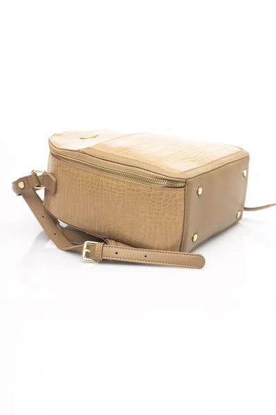 Beige Polyethylene Handbag