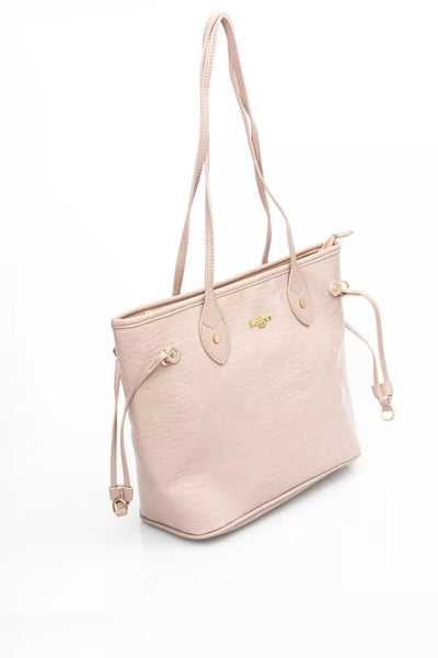 Pink Polyethylene Shoulder Bag