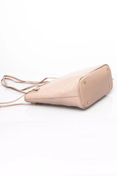 Pink Polyethylene Shoulder Bag