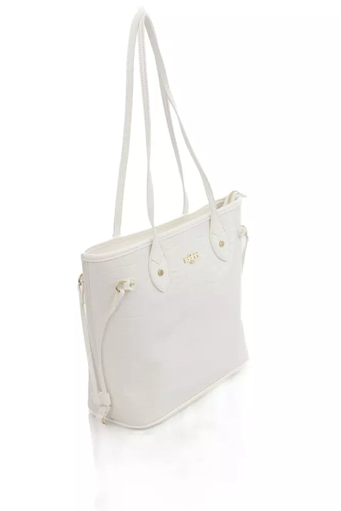 White Polyethylene Shoulder Bag