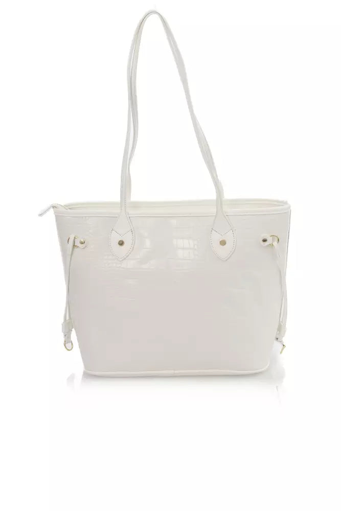 White Polyethylene Shoulder Bag