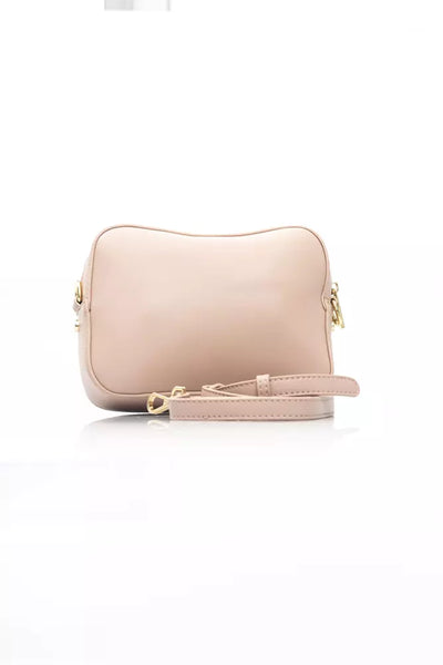 Pink Polyethylene Shoulder Bag