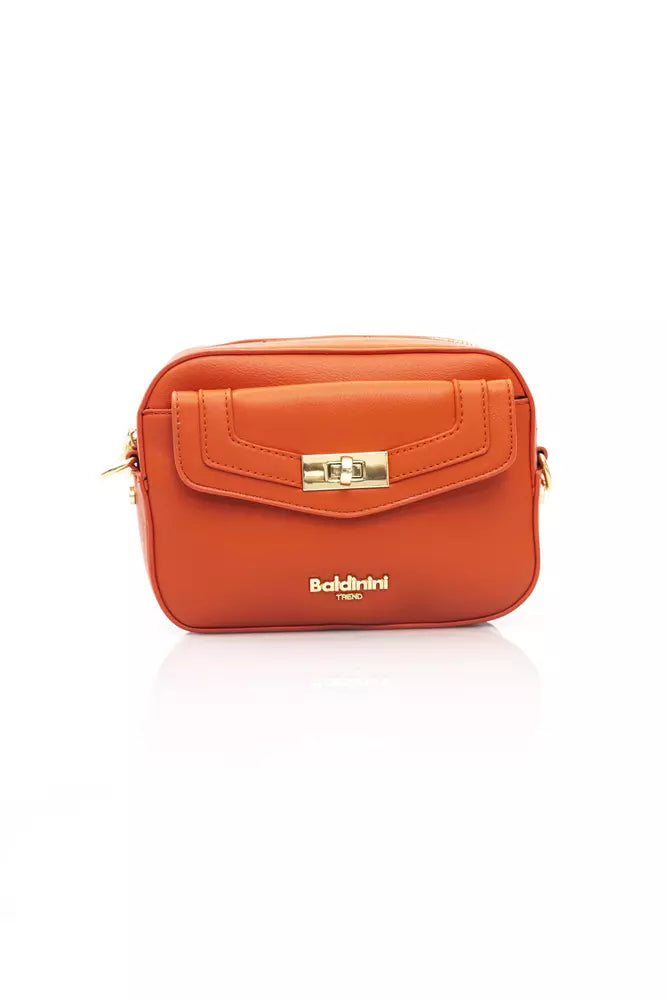 Red Polyethylene Shoulder Bag