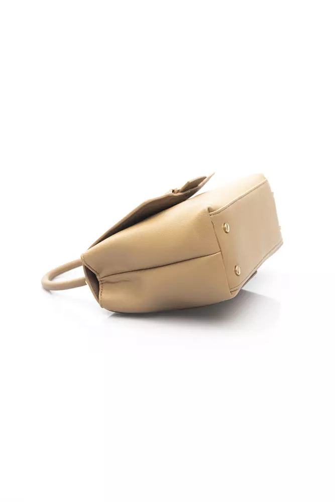 Beige Polyethylene Handbag