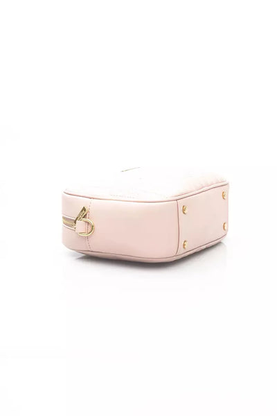 Pink Polyethylene Shoulder Bag