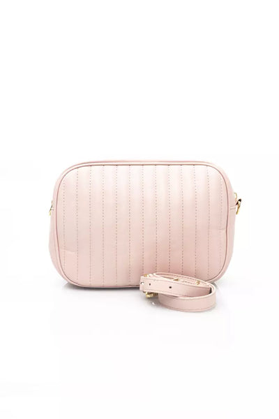 Pink Polyethylene Shoulder Bag