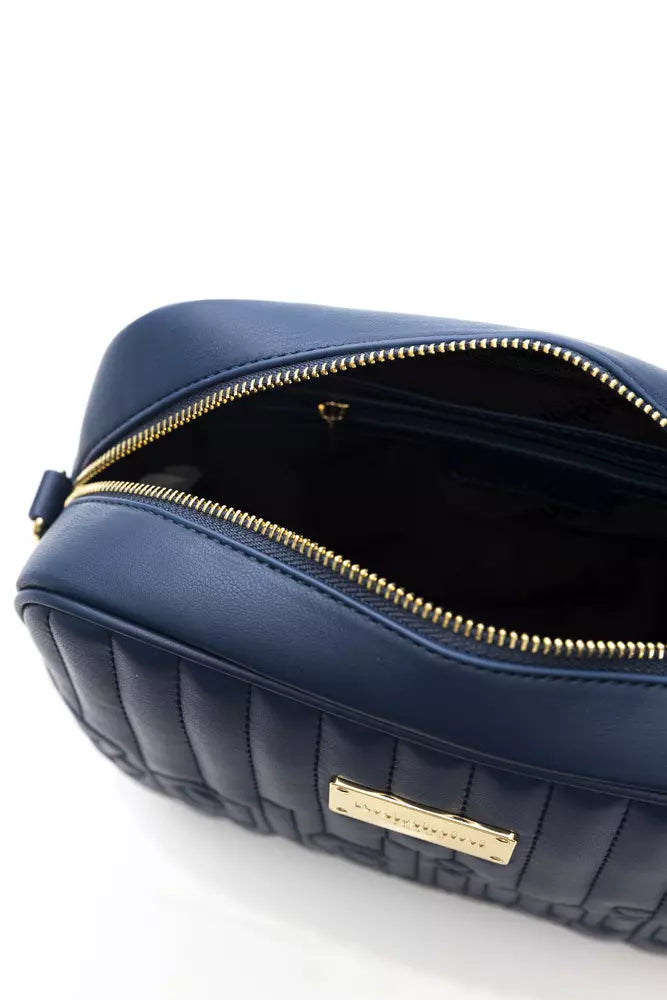 Blue Polyethylene Shoulder Bag