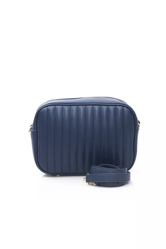 Blue Polyethylene Shoulder Bag