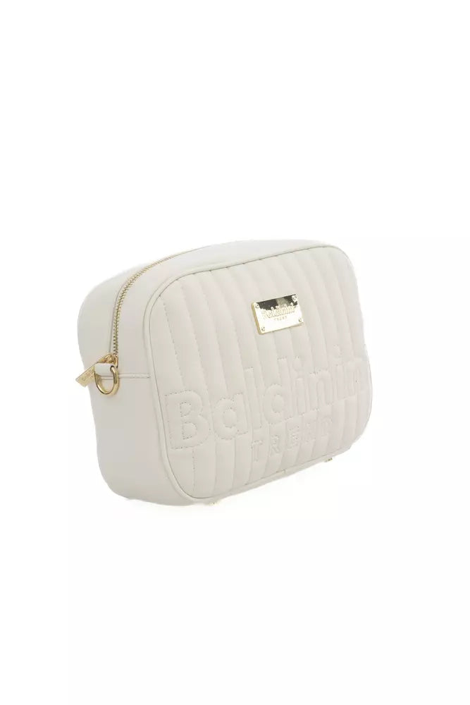 White Polyethylene Shoulder Bag