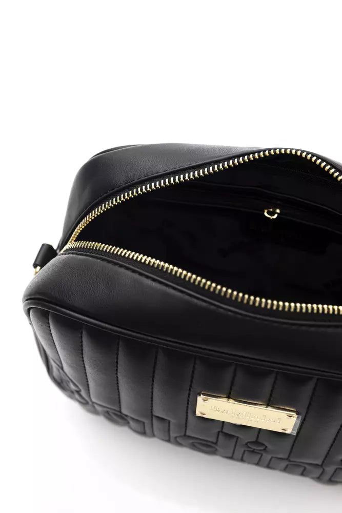 Black Polyethylene Shoulder Bag