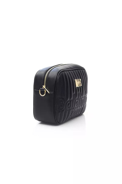 Black Polyethylene Shoulder Bag