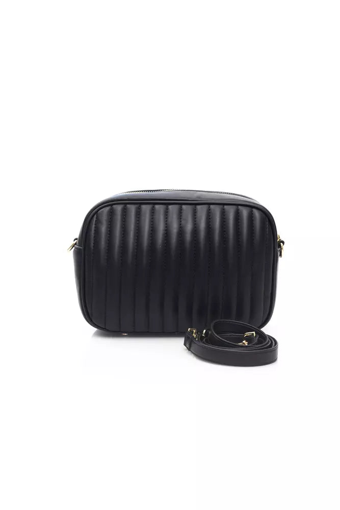 Black Polyethylene Shoulder Bag