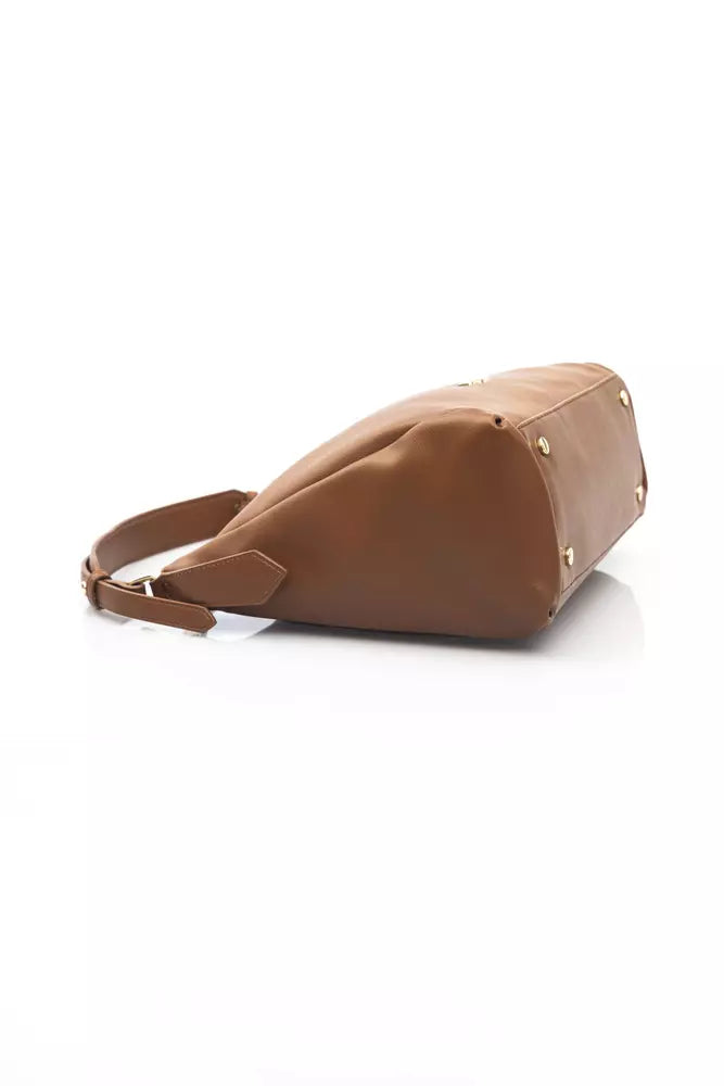 Brown Polyethylene Handbag