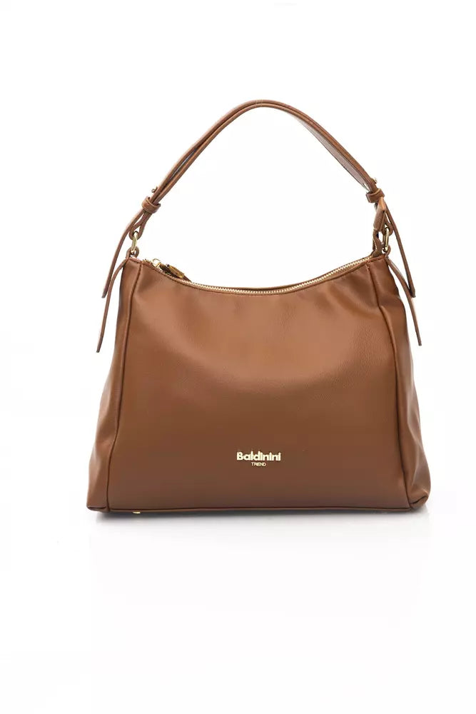 Brown Polyethylene Handbag