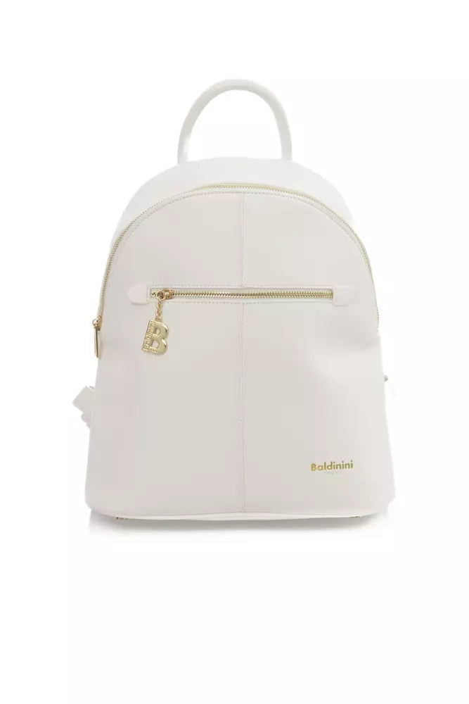 White Polyethylene Backpack