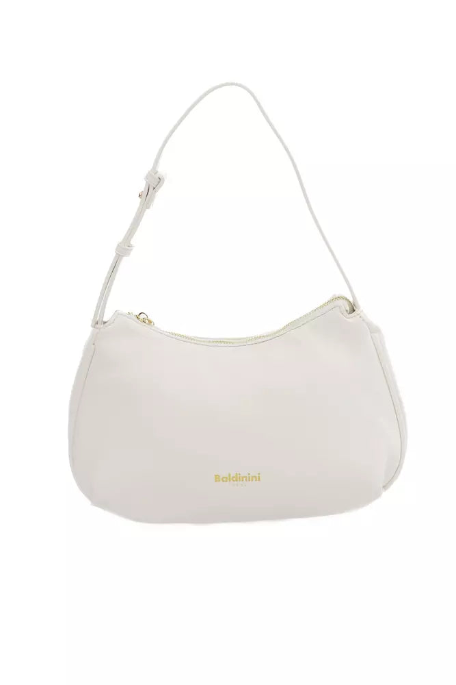 White Polyethylene Shoulder Bag